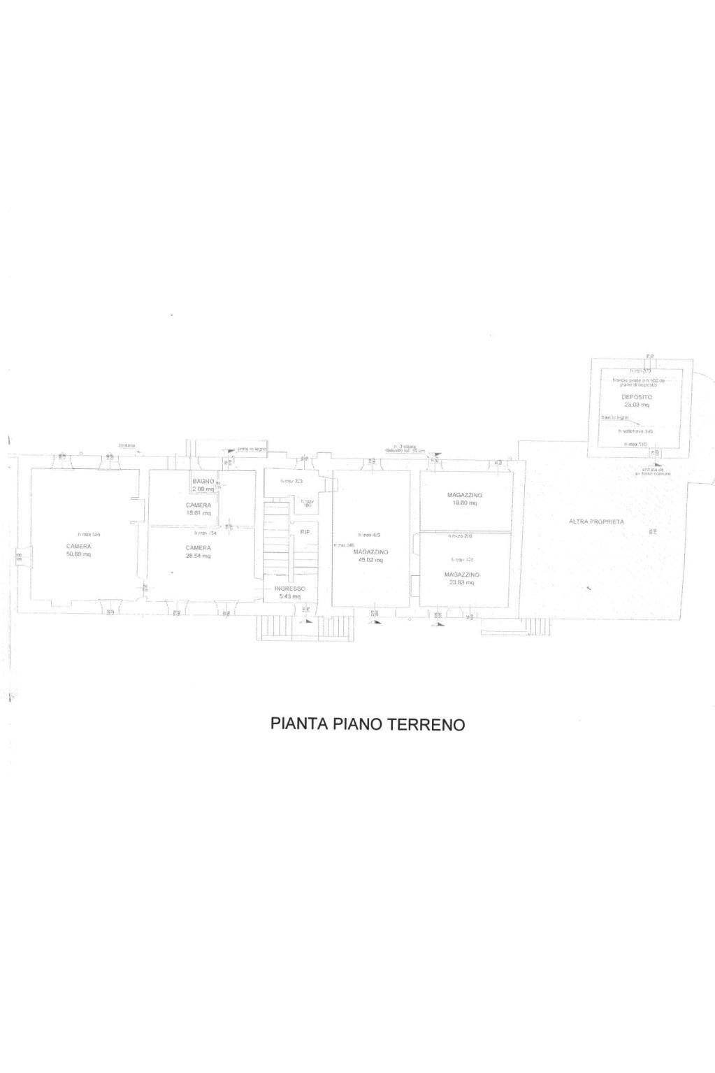 Stabile - Palazzo via Sant'Anselmo, frazione Madonna Delle Grazie, Cuneo - planimetria 1
