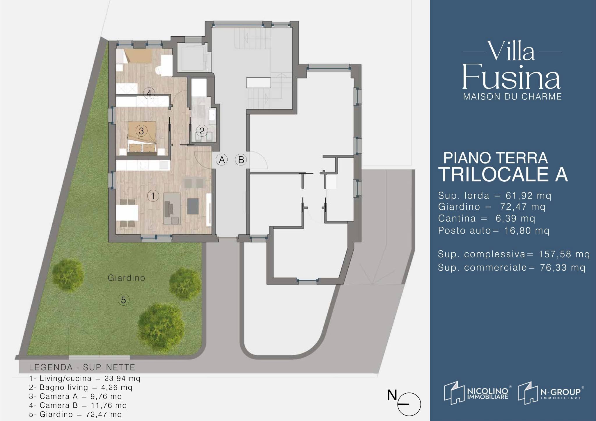 Villa corso Nizza, 15, Limone Piemonte - planimetria 1