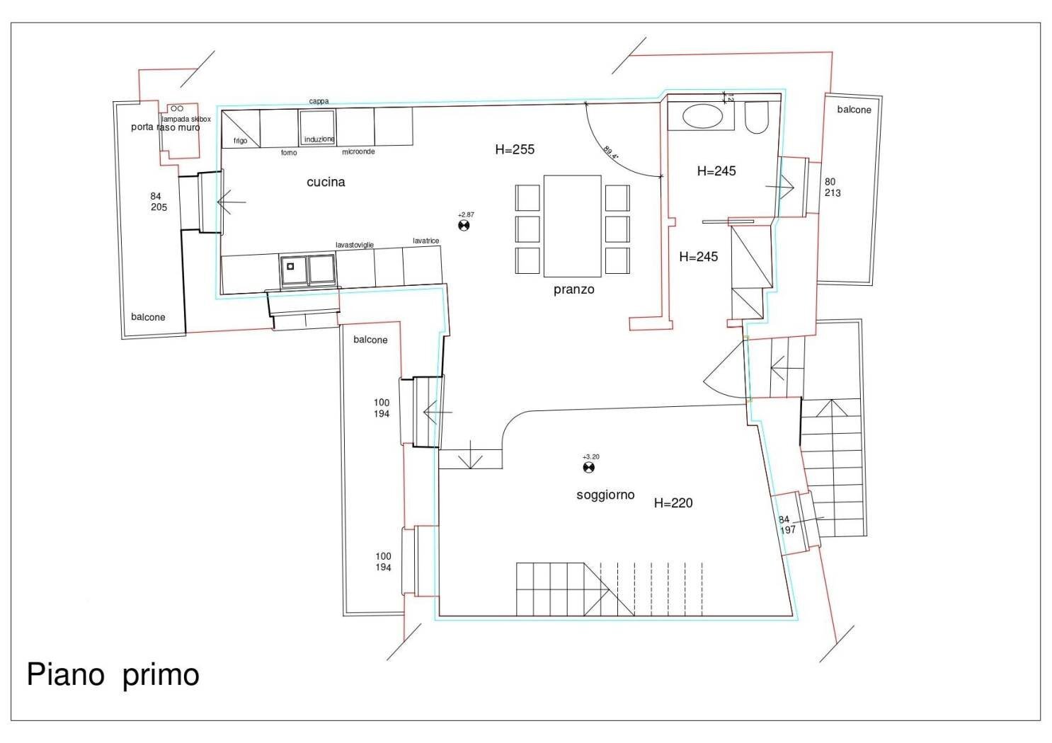 Apartment via Asilo Infantile, 15, Limone Piemonte - floor plans 1