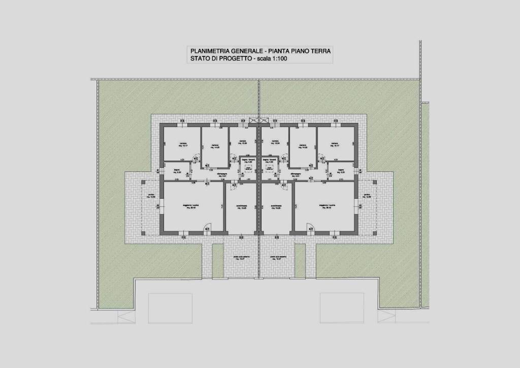 Planimetria - Villa Manerbio - foto 1