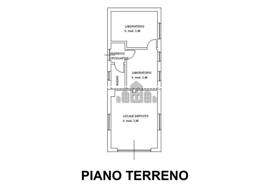 Magazzino Borgata Bisdonio, 11, Pont-Canavese - planimetria 1