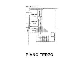 Planimetria - Trilocale via Cappuccini, 3, Cuorgnè - foto 33