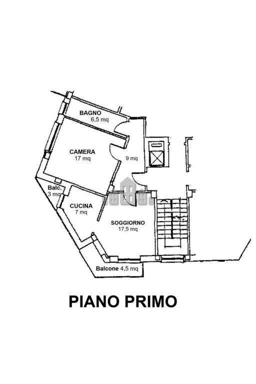 Bilocale via verdi, 9, Cuorgnè - planimetria 1