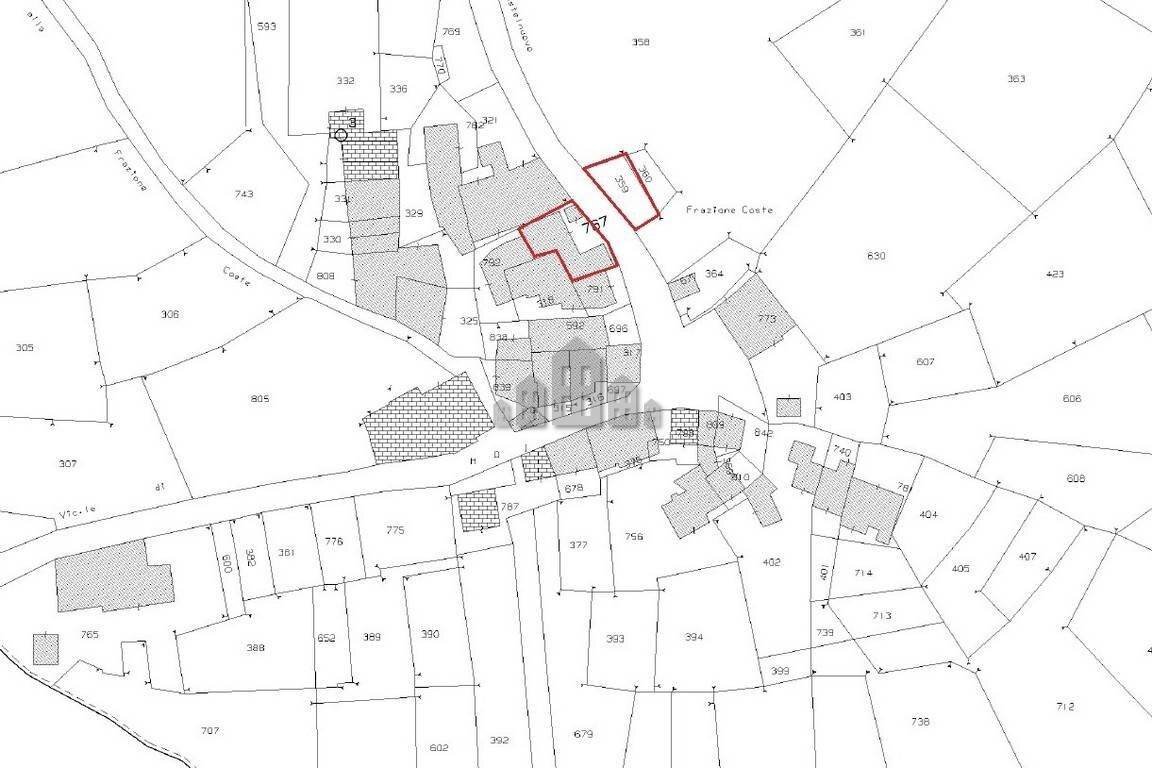 Casa indipendente Località Coste, 15, Castelnuovo Nigra - planimetria 1