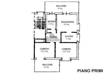 Planimetria - Appartamento provinciale per lessolo, snc, Val di Chy - foto 23