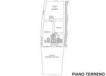 Planimetria - Casa indipendente vicolo montebello, 2, Val di Chy - foto 29