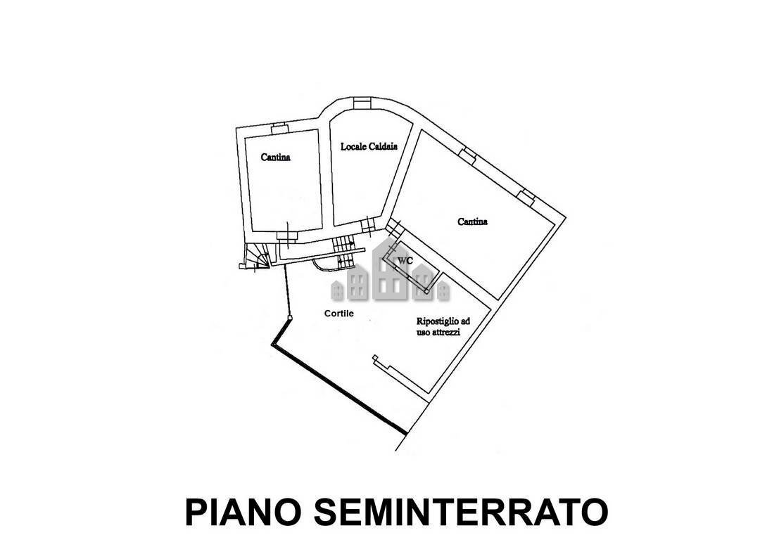 Independent house Località Sant' Anna, 8, Cuorgnè - floor plans 1