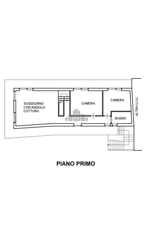 Three-room apartment Borgata Sant' Antonio, 58, Favria - floor plans 1