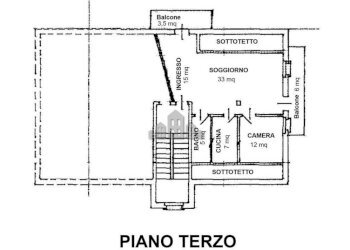 Planimetria - Attic via XXIV Maggio, 12, Cuorgnè - photo 30