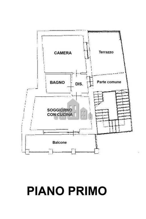 Bilocale via Vittorio Emanuele, 8, Vidracco - planimetria 1