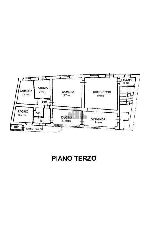 Appartamento via Milite Ignoto, 1, Cuorgnè - planimetria 1
