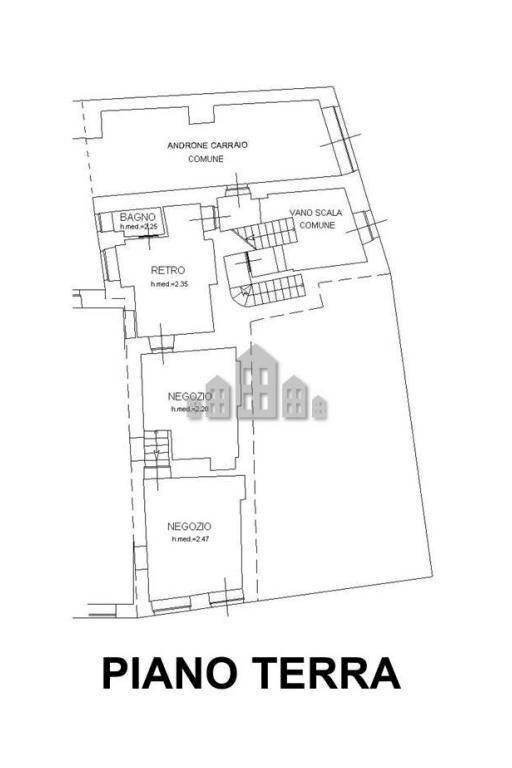 Shop via Cavour, 5, Cuorgnè - floor plans 1