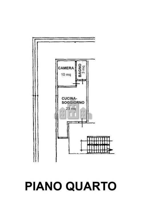 Attic via Cappuccini, 3, Cuorgnè - floor plans 1