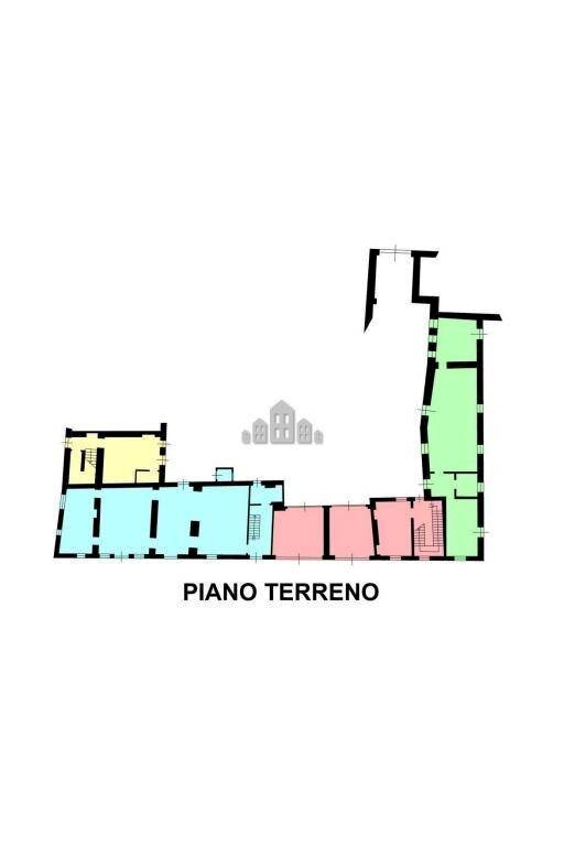 Stabile - Palazzo via Bartolomeo Grassa, 13, Rivara - planimetria 1