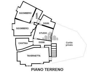 Planimetria - Independent house via Garibaldi, 24, Rueglio - photo 49