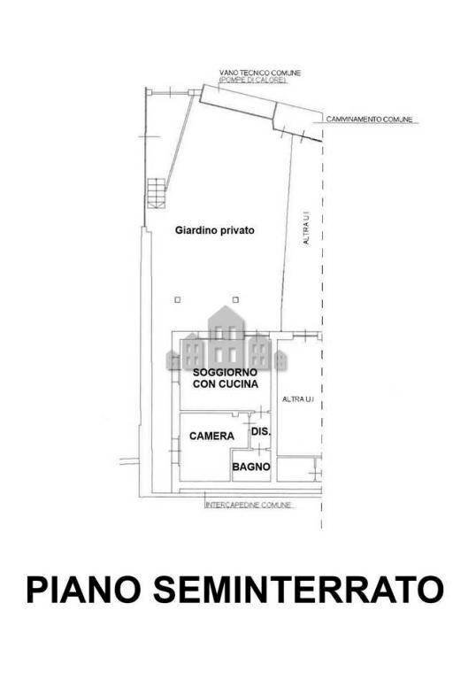 Bilocale via Baldissero, 19, Vidracco - planimetria 1