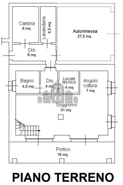Villa Regione ronco, 21, Valchiusa - floor plans 1