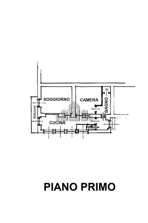 Trilocale via Miniere, 4, Traversella - planimetria 1