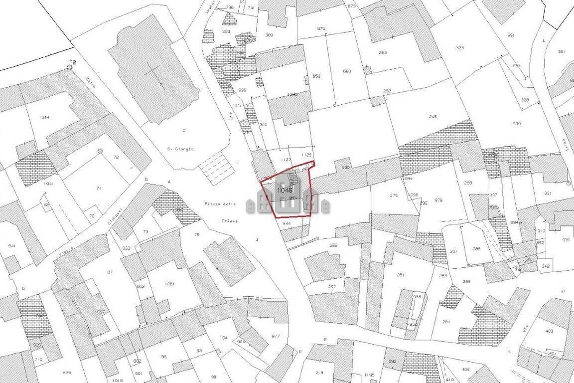 Independent house piazza della Chiesa, 6, Bairo - floor plans 1