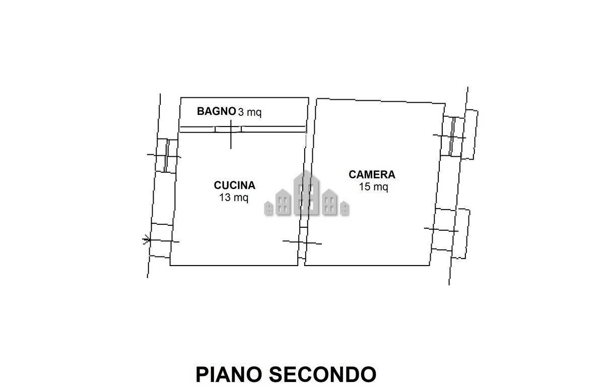 Two-room apartment via massimo d'azeglio, 5, Castellamonte - floor plans 1