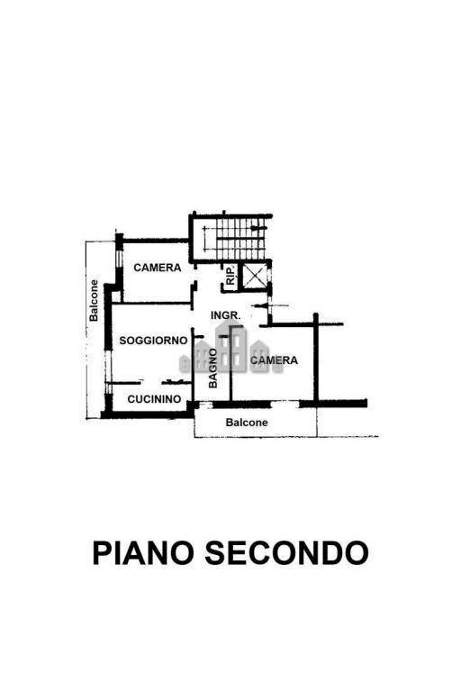 Trilocale corso Roma, 13, Cuorgnè - planimetria 1