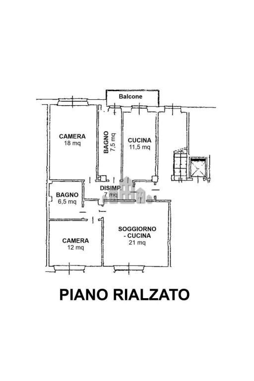 Quadrilocale via Micheletto, 93, Feletto - planimetria 1