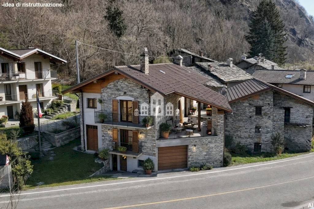 Vista - Casa indipendente Frazione Bardonetto Inferiore, 6, Locana - foto 2