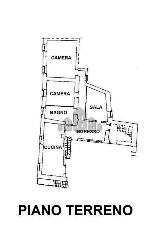 Quadrilocale via Carrera, 8, Chiaverano - planimetria 1
