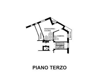 Planimetria - Two-room apartment via Verdi, 7, Cuorgnè - photo 21