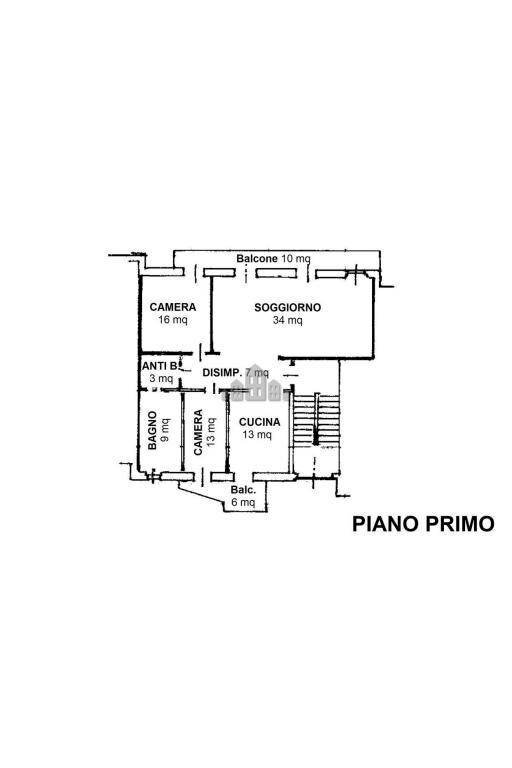Quadrilocale via Mazzini, 7, Cuorgnè - planimetria 1