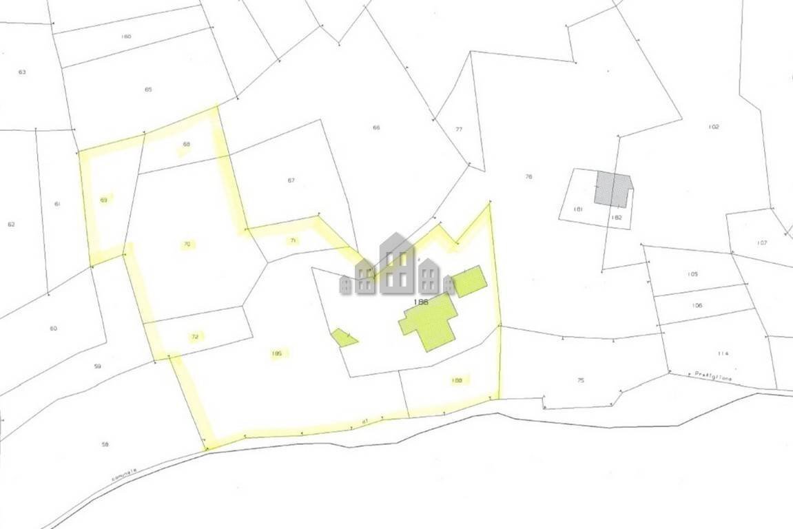 Villa via Pratiglione, 24, Prascorsano - floor plans 1