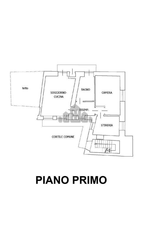 Trilocale piazza Monte Grappa, 14, Cuorgnè - planimetria 1