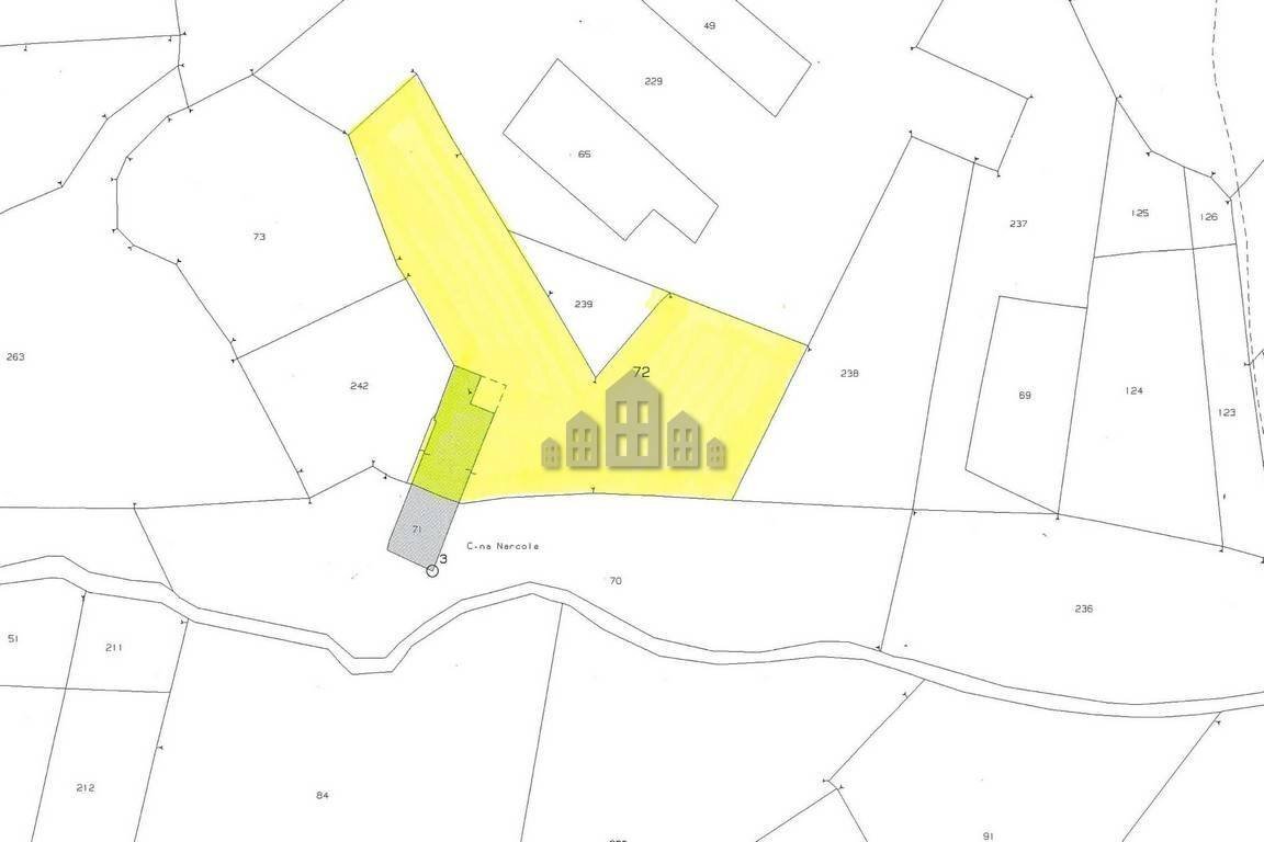Independent house via rueglio, snc, Valchiusa - floor plans 1