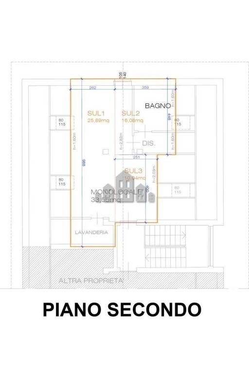 One-room apartment via san sebastiano, 9, Castellamonte - floor plans 1