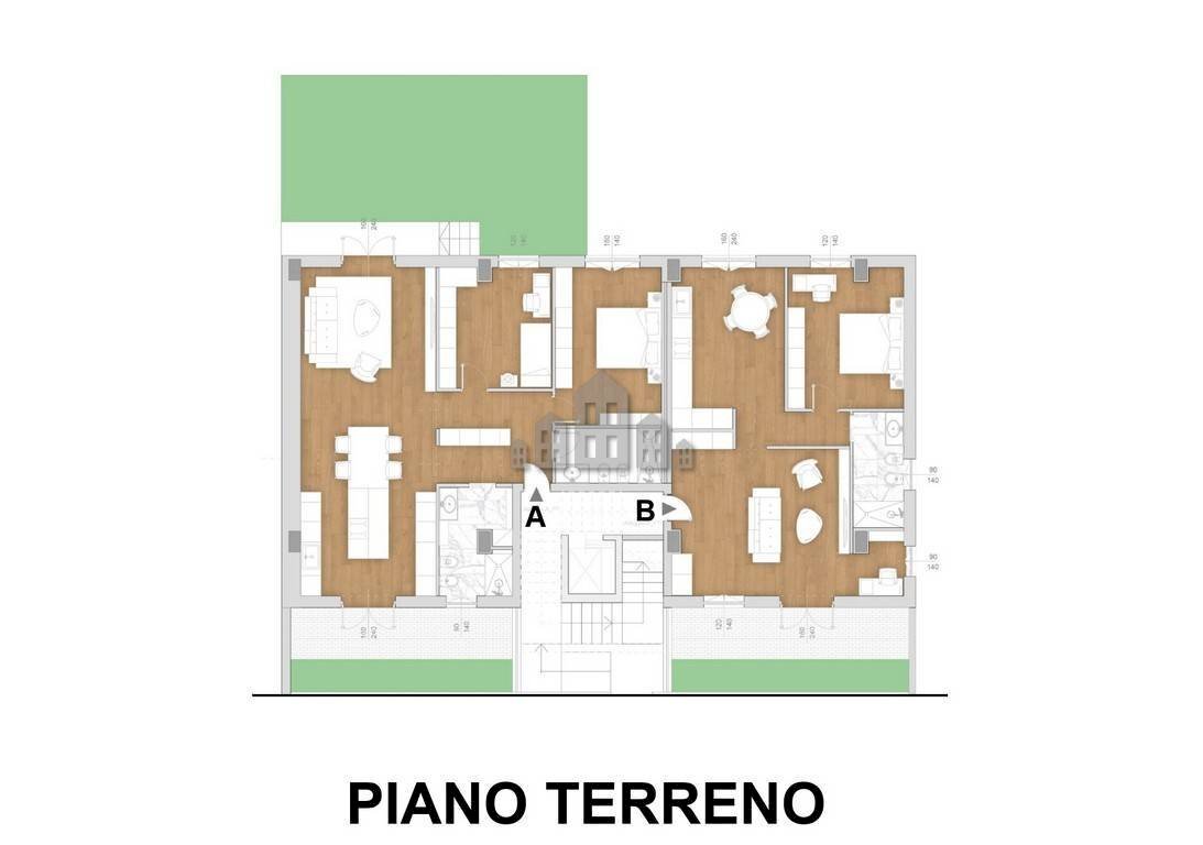 Trilocale via IV Novembre, SNC, Salassa - planimetria 1