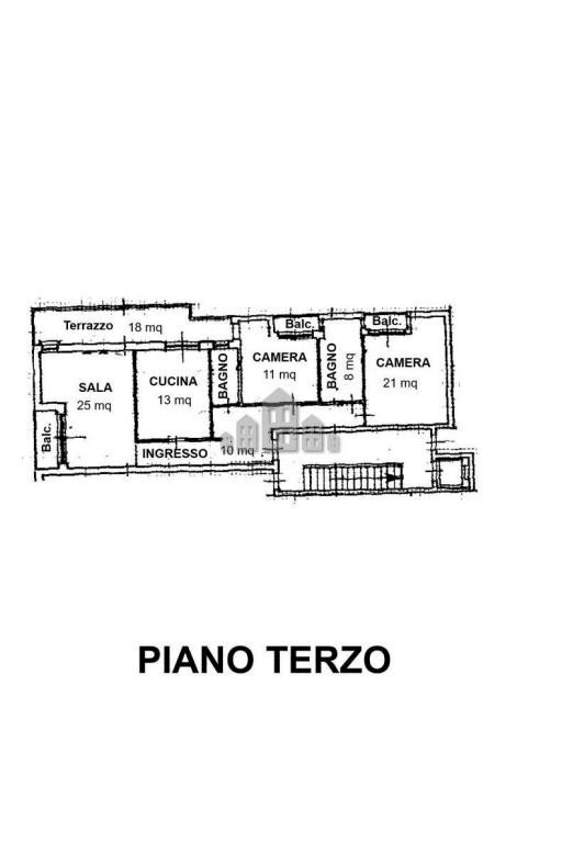 Quadrilocale via Torino, 31, Cuorgnè - planimetria 1