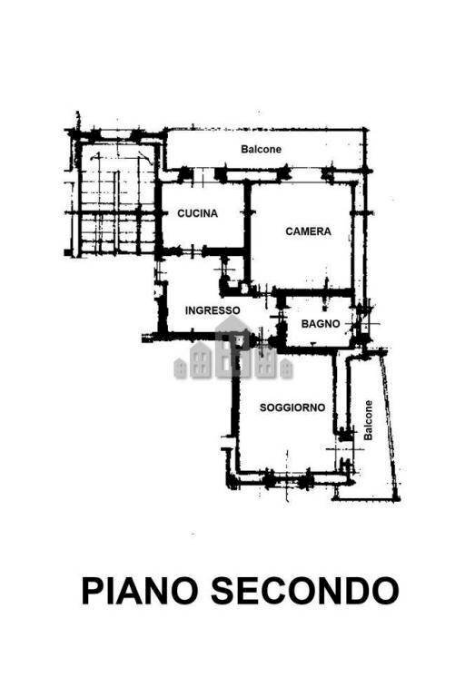 Trilocale via Ceritti, 1, Alpette - planimetria 1