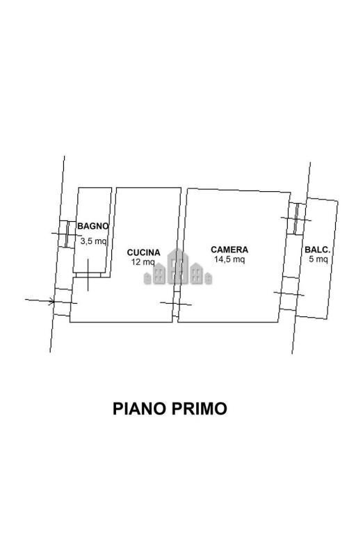 Two-room apartment via massimo d'azeglio, 5, Castellamonte - floor plans 1