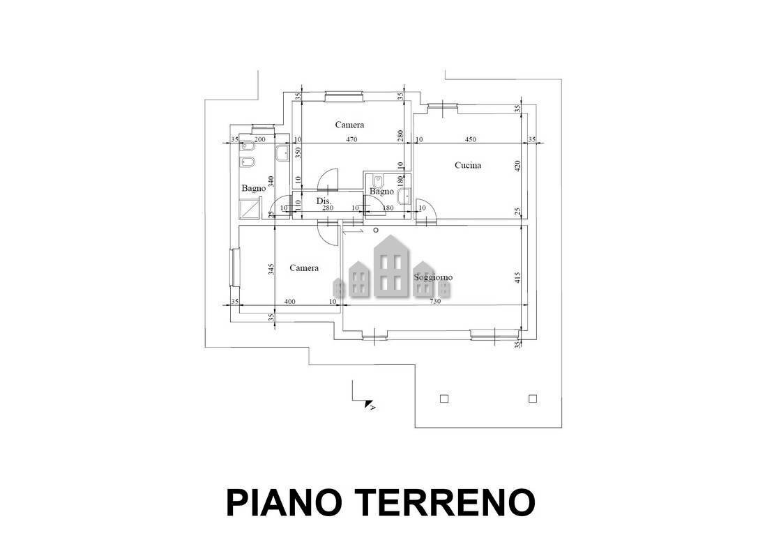 Villa via Provinciale, snc, Loranzè - floor plans 1
