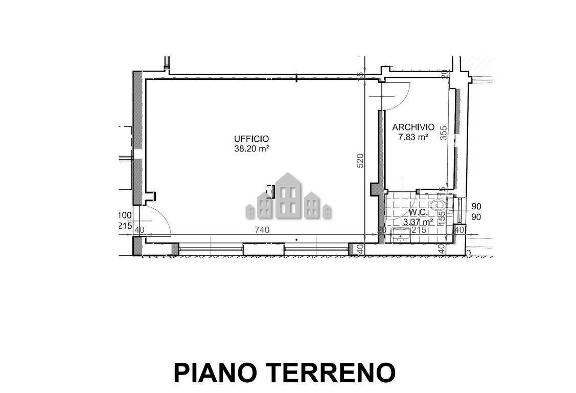 Ufficio via Torino, 62, Cuorgnè - planimetria 1