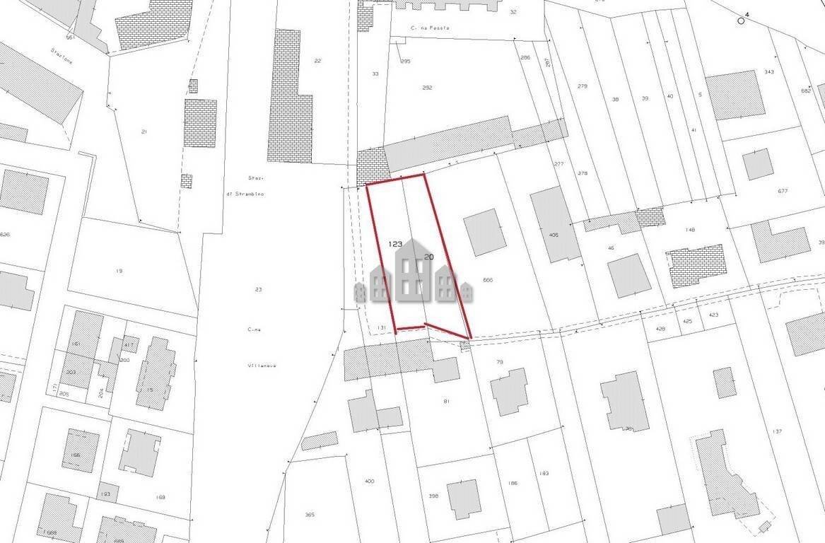 Terreno edificabile via Dietro Stazione, snc, Strambino - planimetria 1