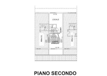 Planimetria - Villa a Schiera Cascina Goretta, 3, San Giorgio Canavese - foto 35