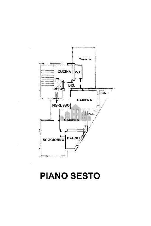 Four-room apartment via San Gaudenzio, 10, Ivrea - floor plans 1