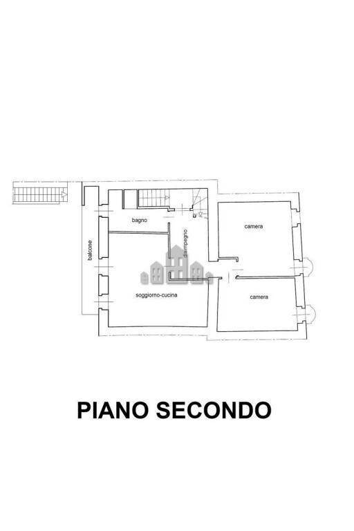 Trilocale via Arduino, 33, Cuorgnè - planimetria 1