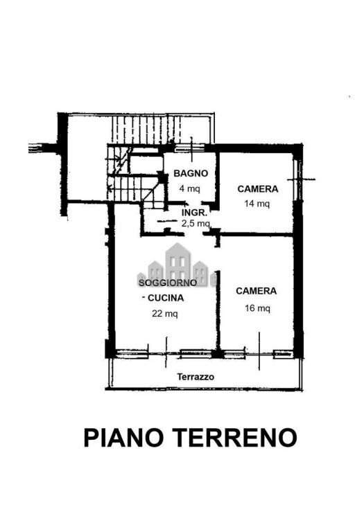 Trilocale Località costosa, 6, Cuorgnè - planimetria 1