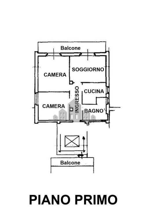 Quadrilocale via Carlo Botta, 88, Castellamonte - planimetria 1