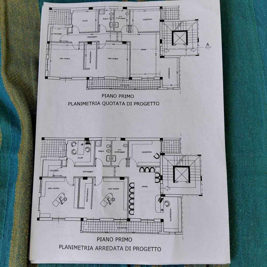 Ufficio via V. Bachelet, 10, Aradeo - planimetria 1