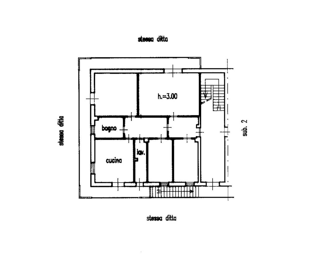Four-room apartment via Pantelleria, 20, Belpasso - floor plans 1