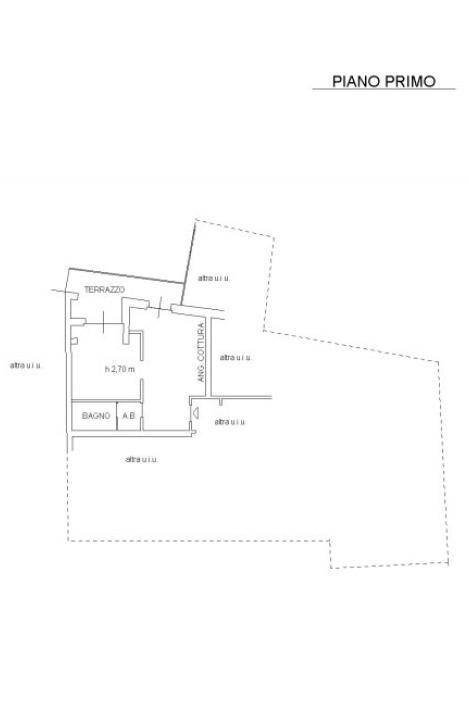 Appartamento via Vittorio Alfieri, Castiglione Falletto - planimetria 1