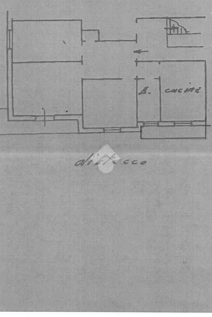 Quadrilocale Salita Brasile, Genova (zona Bolzaneto) - planimetria 1